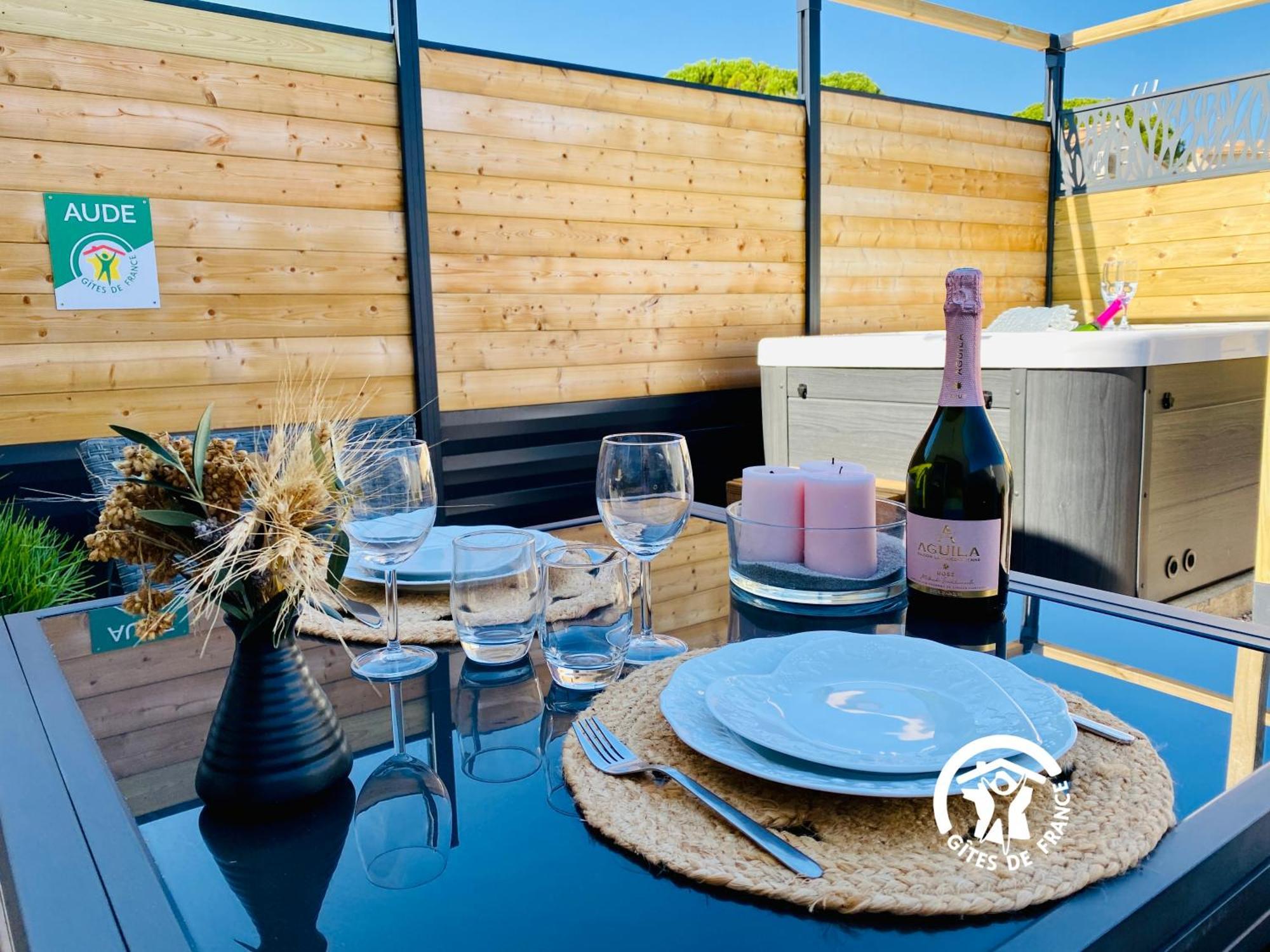 Gite & Spa Le Villemachois - 4 Etoiles - Jacuzzi Couvert - Calme Et Independant - Clim - Parking - 5 Min Carcassonne Villemoustaussou Extérieur photo